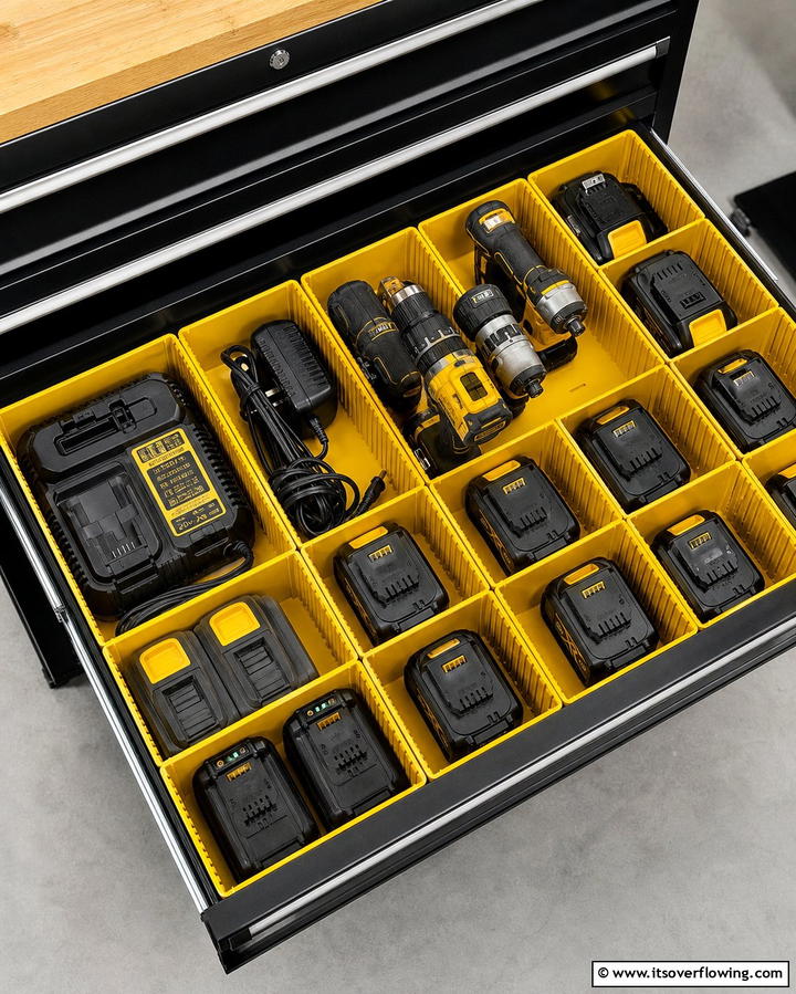 Drawer Dividers for Tool Cabinets - 25 Power Tool Storage Ideas for an Organized Workshop
