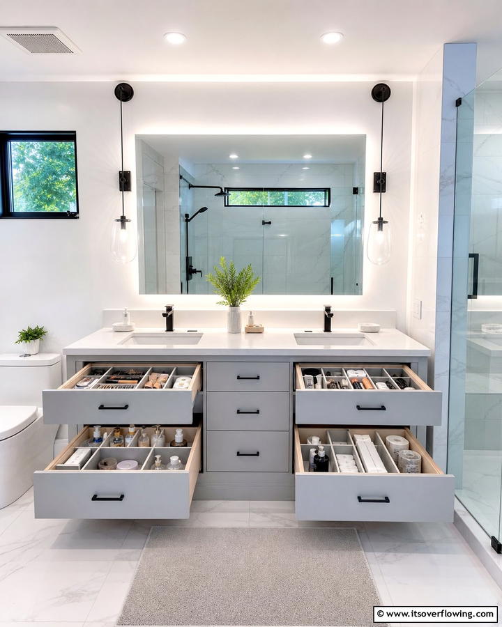 Drawer Organizers Personal Tool Boxes - 21 Bathroom Organization Ideas for a Clutter-Free Morning Routine