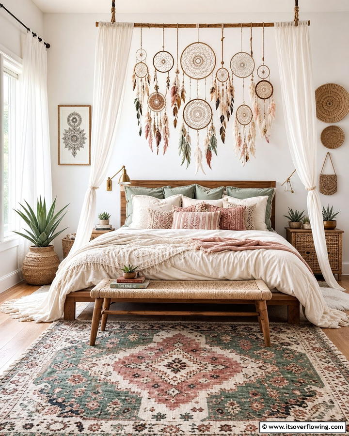 Dreamcatchers - 25 Boho Wall Decor Ideas for a Vibrant and Artistic Home