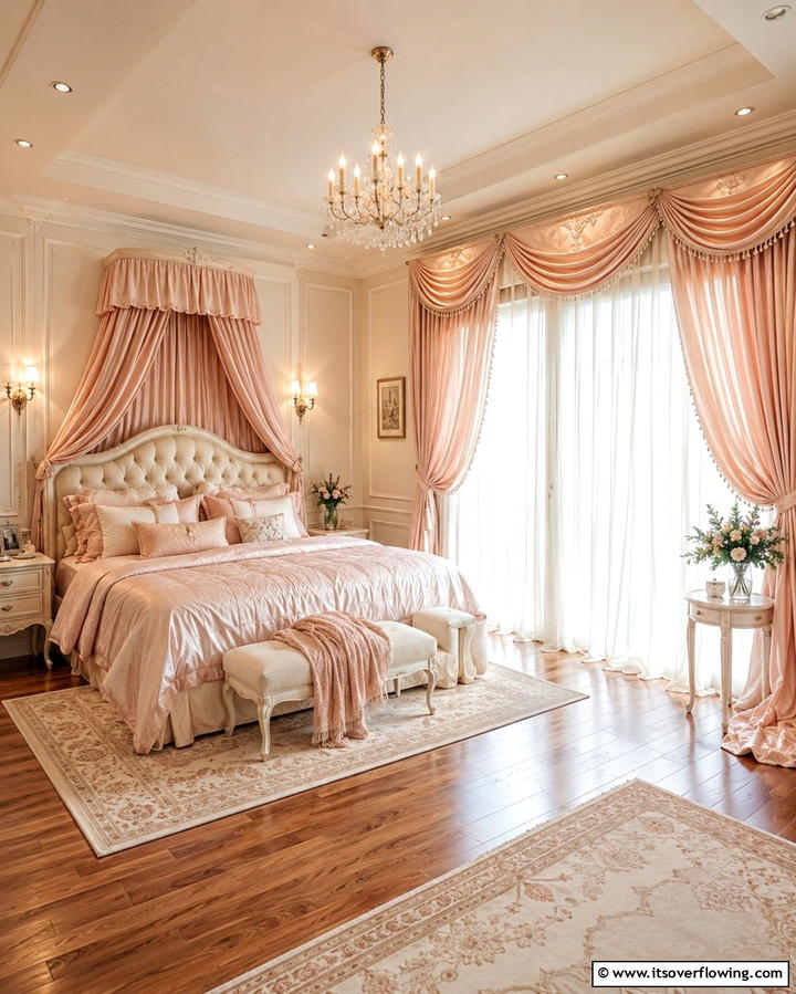 Dreamy Drapery and Curtains - 30 Romantic Bedroom Ideas to Create a Cozy Love Nest