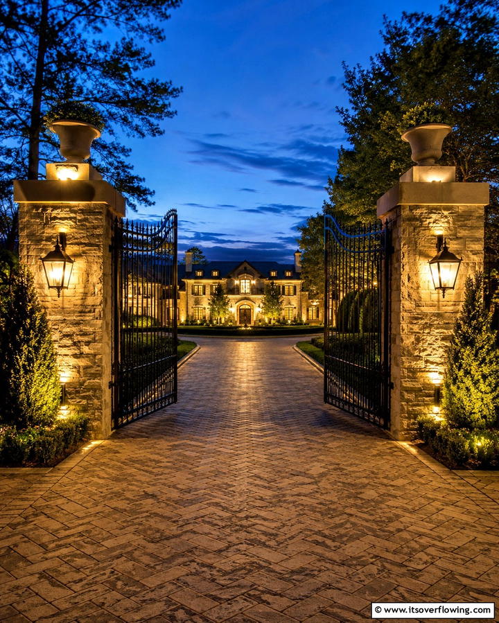 Driveway Gate LightingOne - 25 Driveway Lighting Ideas to Illuminate Your Home