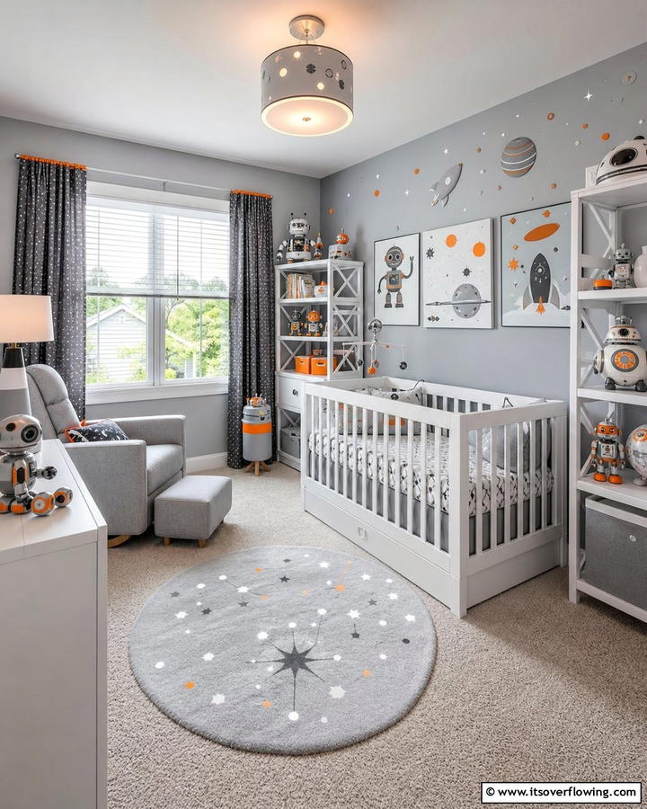 Droid Inspired Decor - 20 Star Wars Nursery Ideas for the Ultimate Fan Baby Room