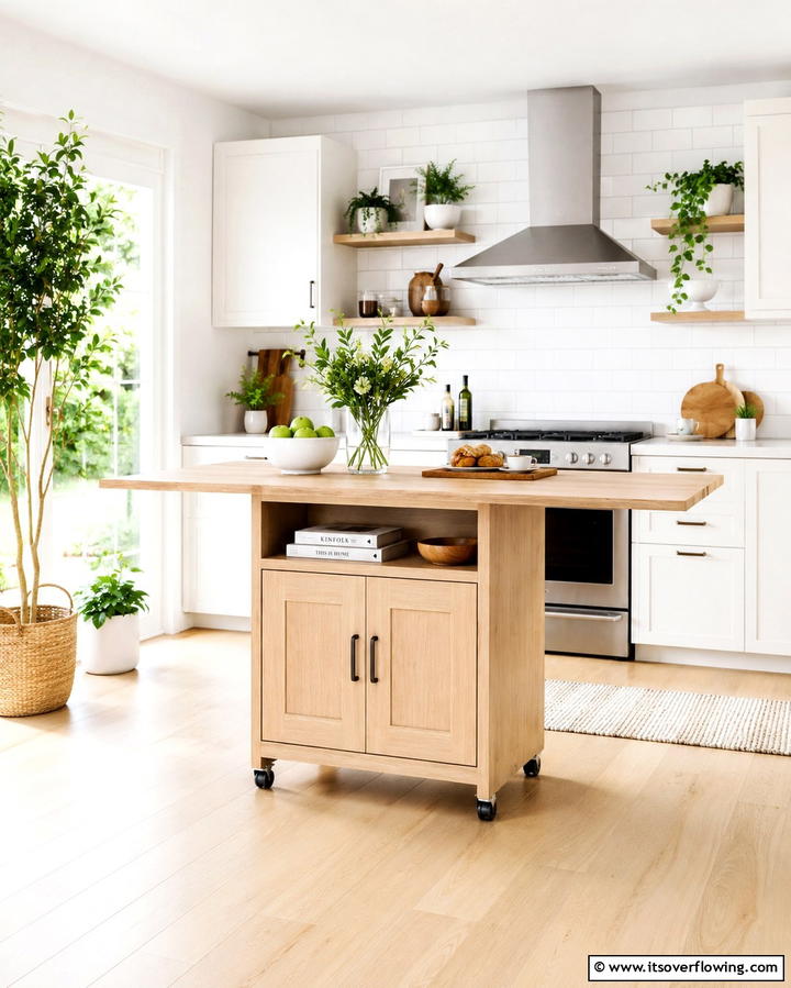 Drop Leaf Kitchen Islands - 25 Small Kitchen Island Ideas for Compact Spaces