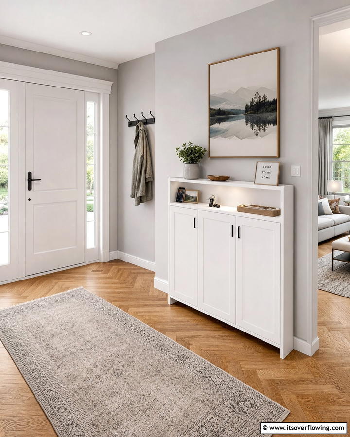Drop Zone Cabinet - 25 Drop Zone Ideas to Keep Your Home Organized and Tidy