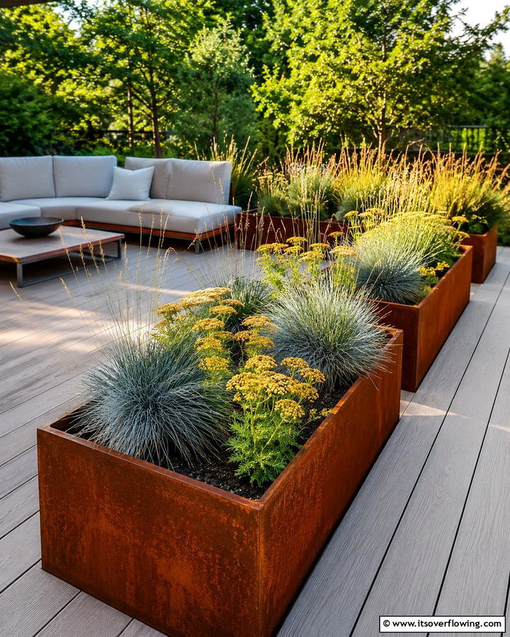 Drought Tolerant Deck Delight - 30 Deck Decorating Ideas with Plants for Lush Outdoor Living