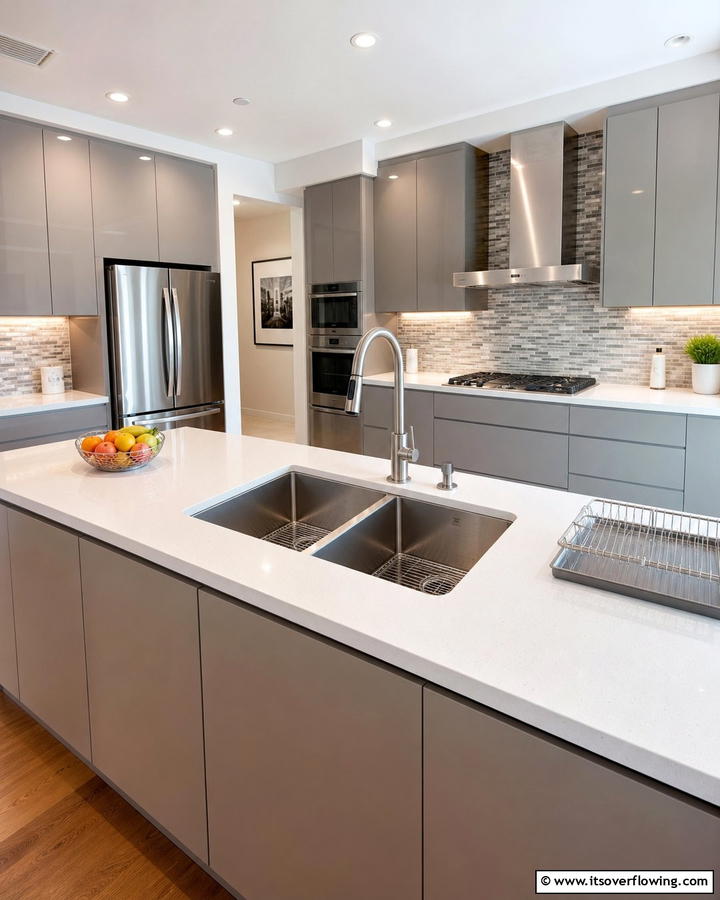 Dual Basins for Versatile Use - 30 Kitchen Sink Ideas Combining Function and Style