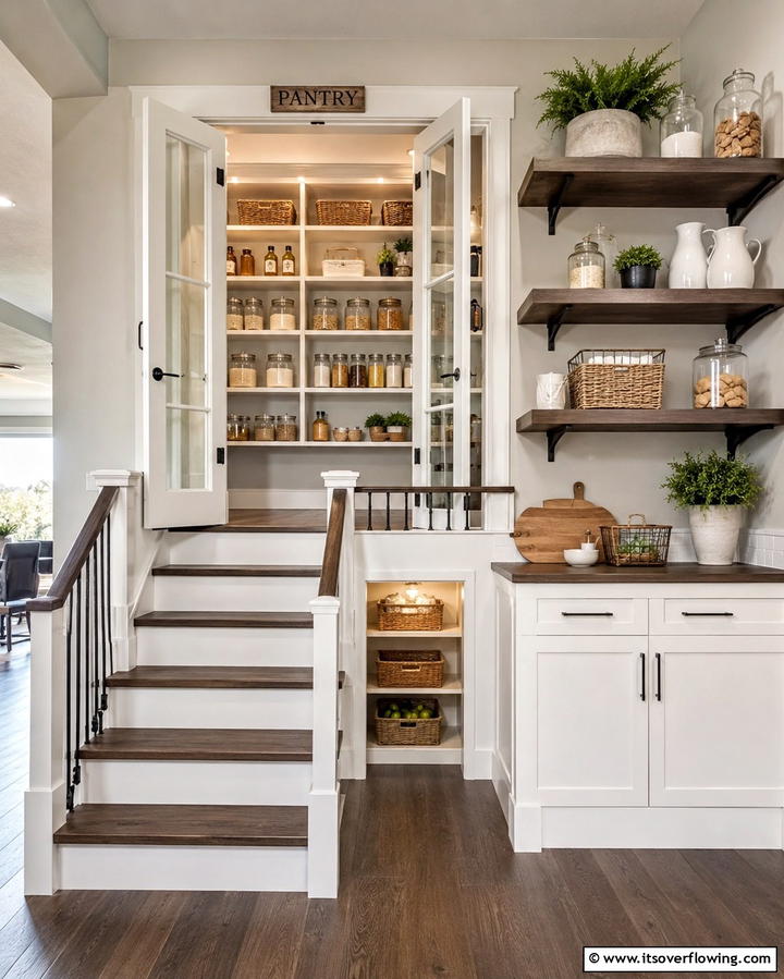 Dual Flooring Styles - 30 Modern Split Level Kitchen Design Concepts