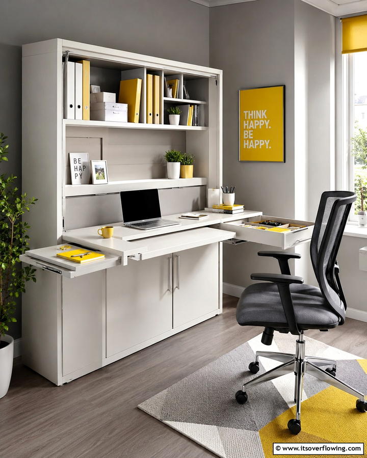 Dual Purpose Desk - 30 Home Office Ideas Designed Specifically for Her