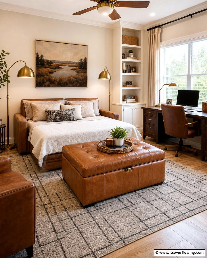 Dual Purpose Furniture Pieces - 25 Office Guest Room Ideas for a Functional and Stylish Space