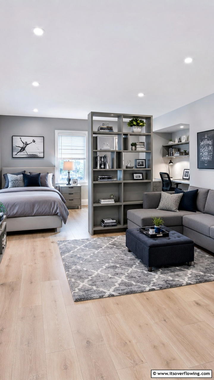 Dual Purpose Layouts - 21 Modern Teen Bedroom Ideas for Functional and Stylish Spaces