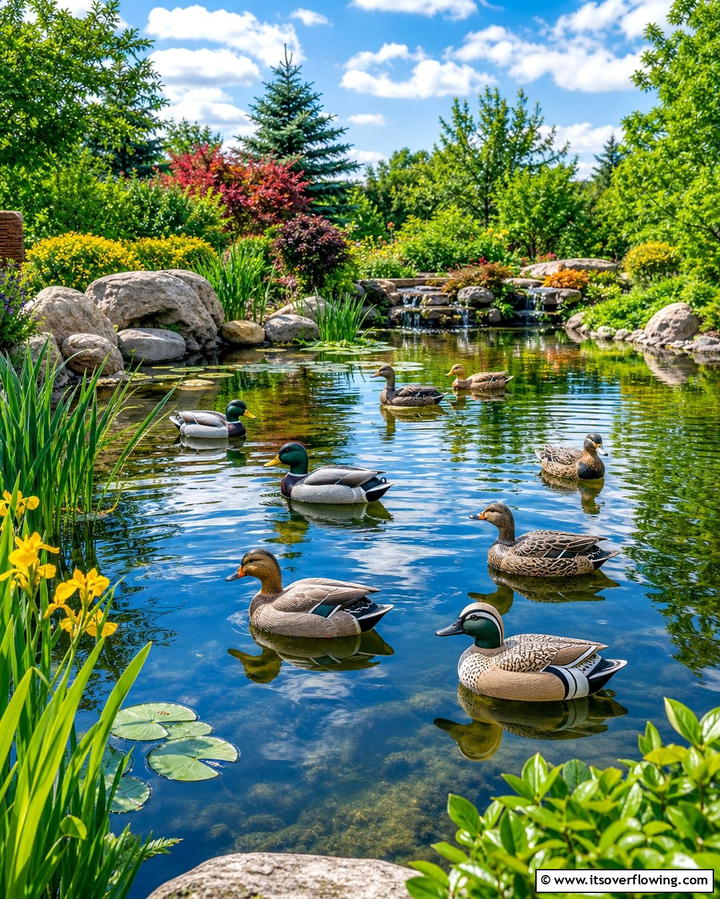 Duck Decoys - 25 Duck Pond Ideas- Beautiful & Functional Designs