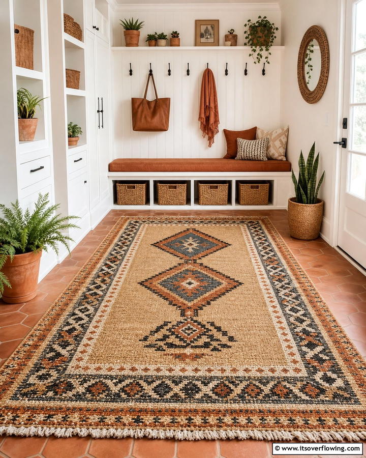 Durable Area Rugs - 25 Boot Room Ideas for Organized Entryways