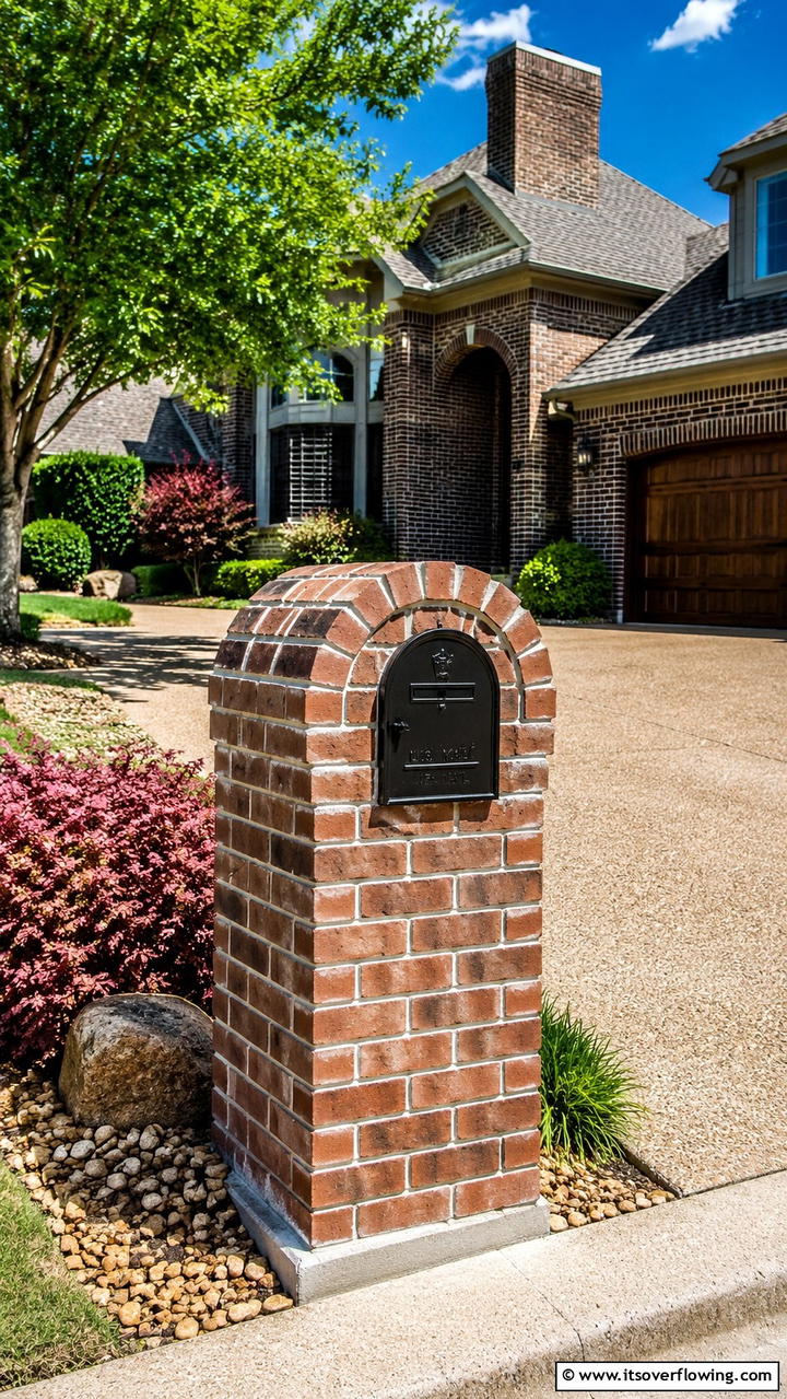 Durable Brick Mailbox - 30 Brick Mailbox Ideas for a Charming Curb Appeal Upgrade