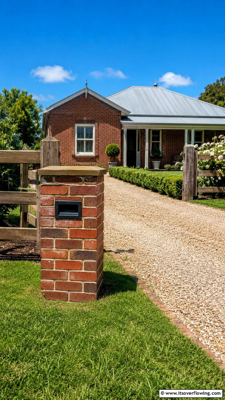 Durable Simplicity Brick Mailbox - 30 Brick Mailbox Ideas for a Charming Curb Appeal Upgrade