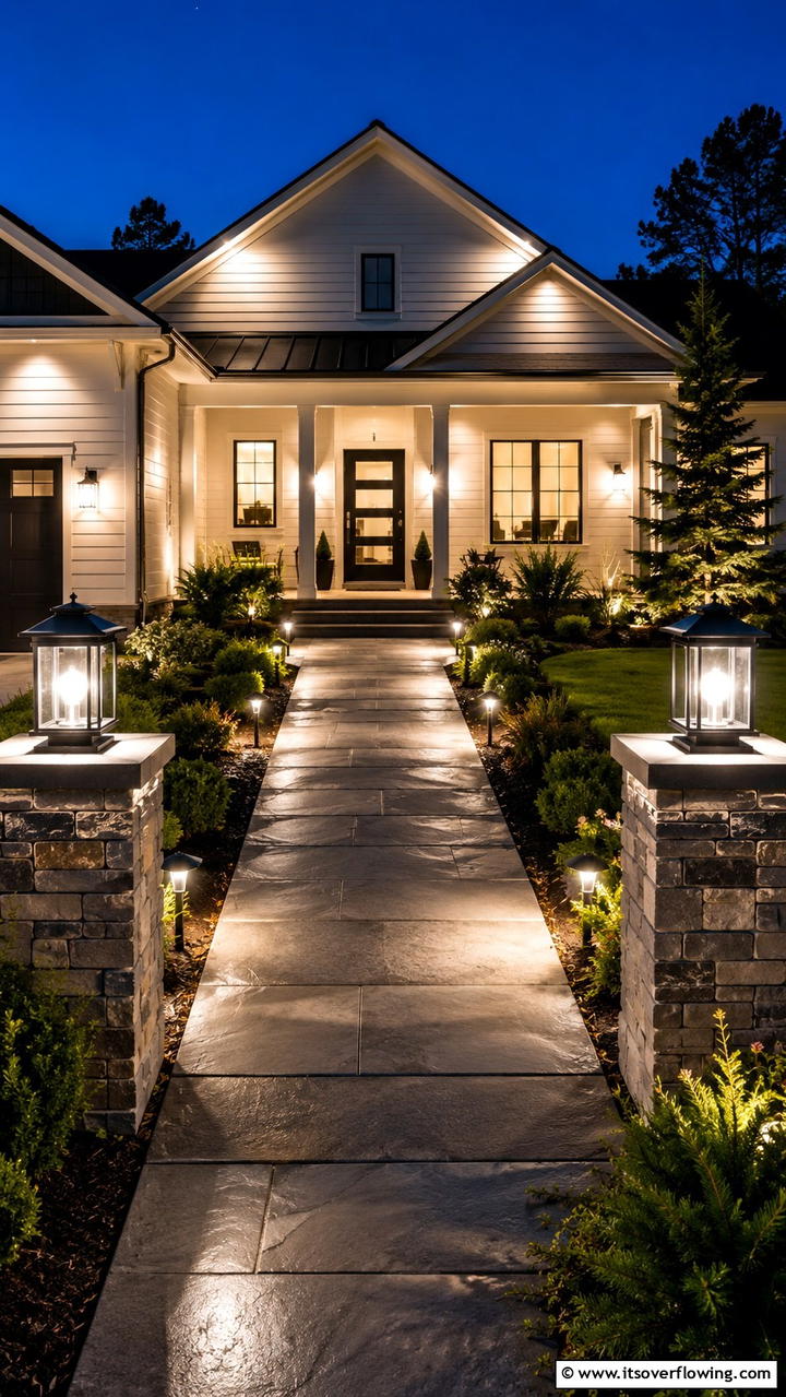 Dusk to Dawn Automation - 30 Inviting Front Porch Lighting Ideas for Curb Appeal
