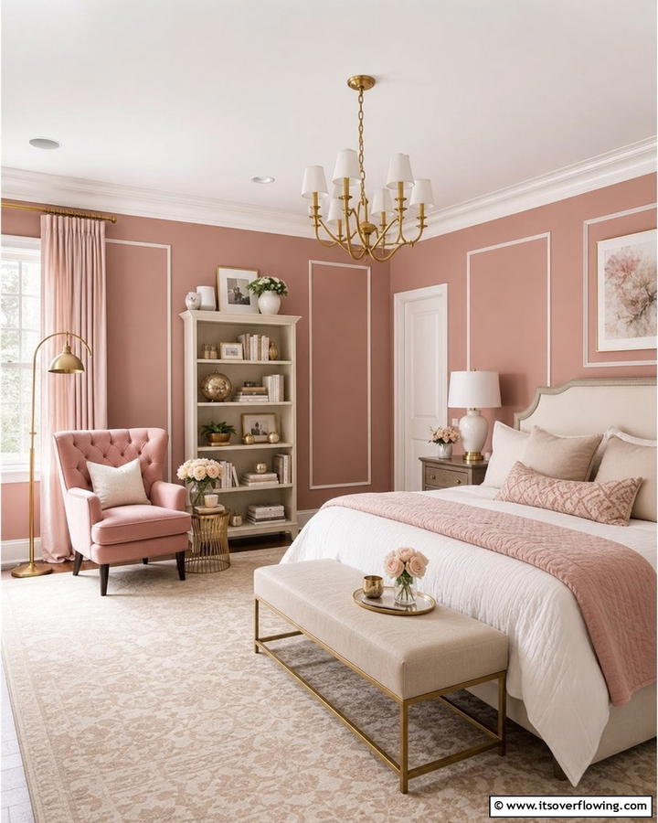 Dusty RoseExact - 25 Calming Paint Colors for a Relaxing Home