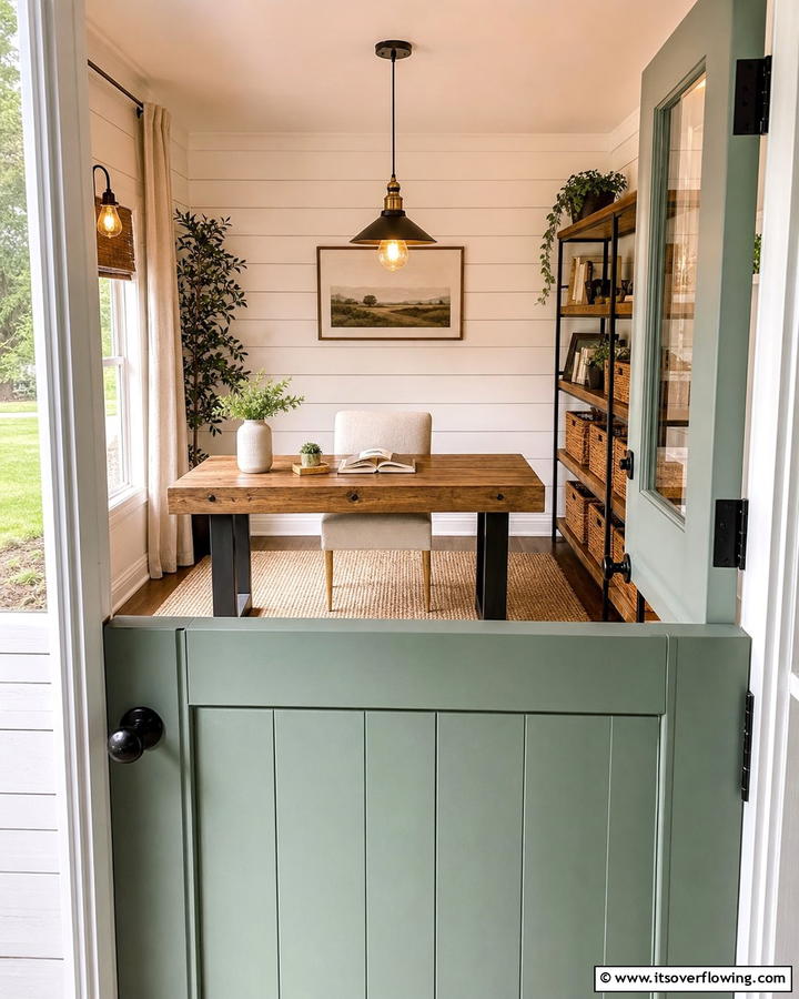 Dutch Doors for a Unique Touch - 20 Home Office Door Ideas for Stylish Workspaces