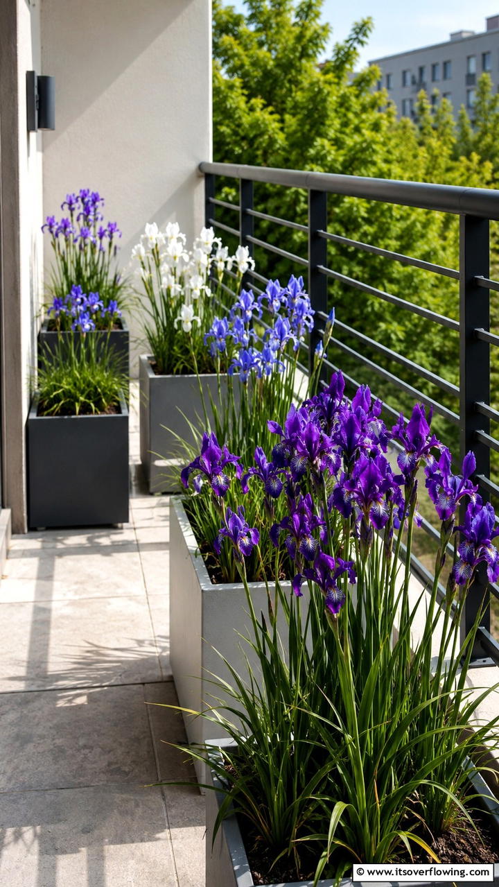 Dwarf Iris - 30 Flowering Plants for Balcony Gardens - Colorful Displays
