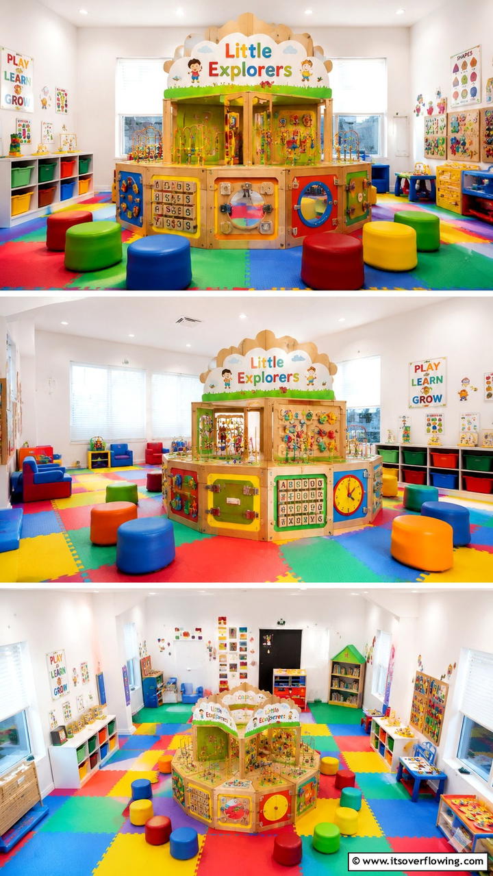 Dynamic Activity Center - 21 Safe and Fun Toddler Room Ideas for Playful Environments