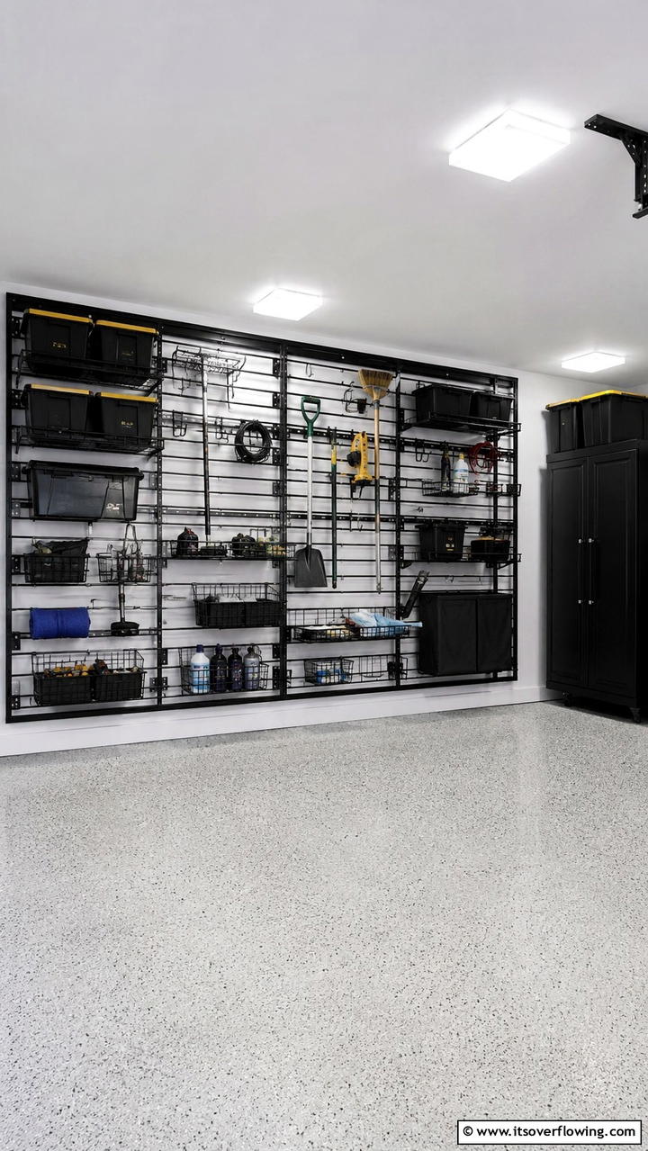 Dynamic Grid Systems - 30 Garage Wall Ideas for Organized, Functional Spaces