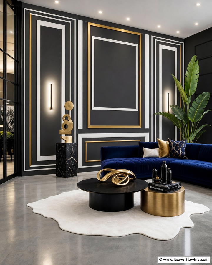 Dynamic Profile Innovations - 30 Wall Molding Ideas to Elevate Your Interior Design