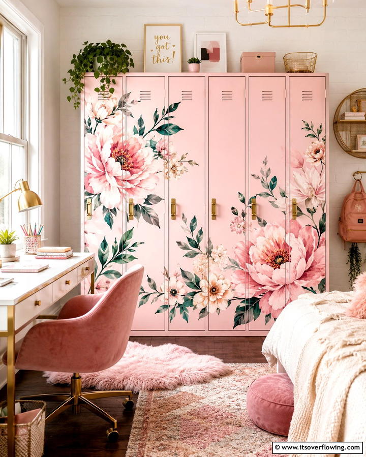 Dynamic Wall Decals - 30 Locker Decor Ideas- Organize with Style at Home