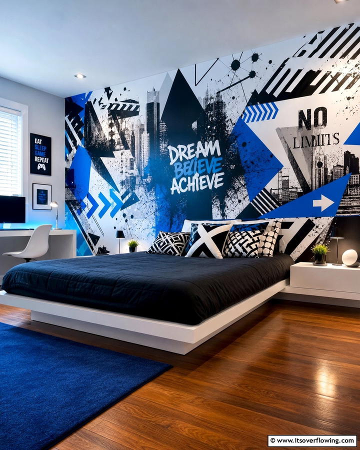 Dynamic Wall Decals - 30 Hypebeast Room Decor Ideas for Urban Aesthetics