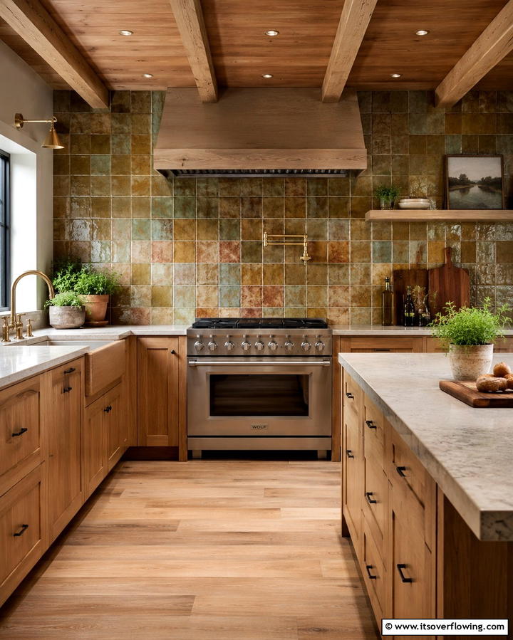 Earth Toned Backsplashes - 25 Earthy Kitchen Ideas for a Natural Look