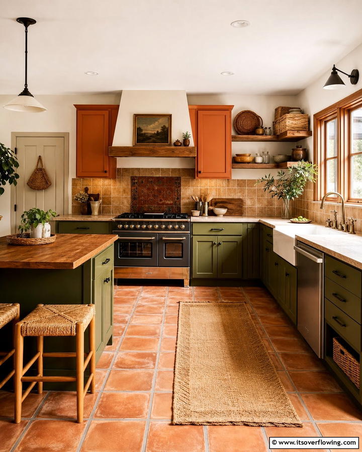 Earth Tones - 25 1980s Kitchen Ideas for a Retro Revival