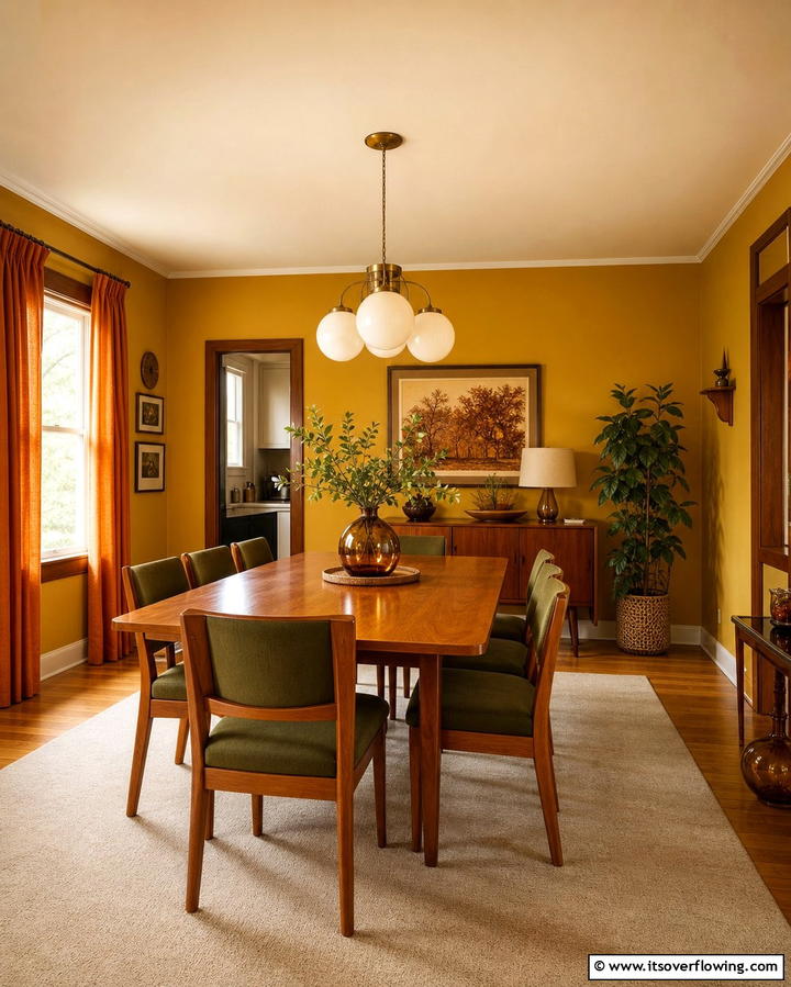 Earthy Color PaletteOne - 25 70s Dining Room Design Ideas for Retro Charm