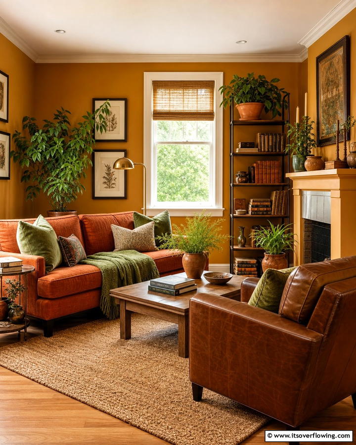 Earthy Color Palettes - 25 Retro 70s Living Room Ideas for a Funky Vibe