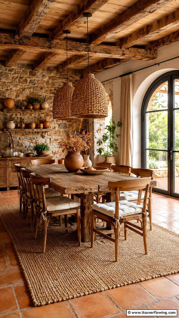 Earthy Elegance - 30 Boho Dining Room Ideas for Eclectic, Free-Spirited Style