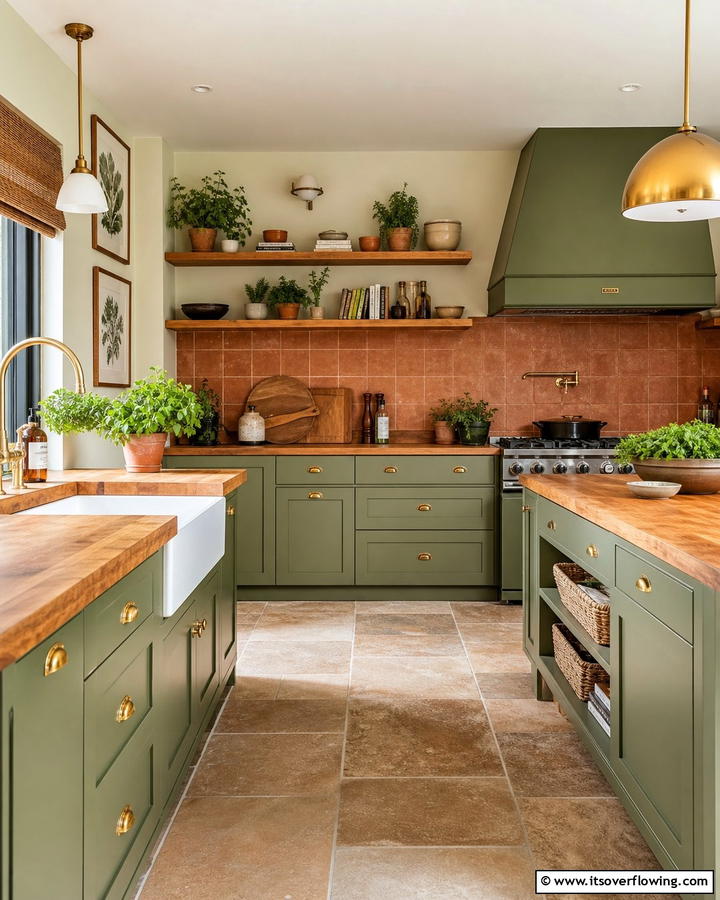 Earthy Green Vibes - 21 Kitchen Color Ideas to Refresh Your Cooking Space