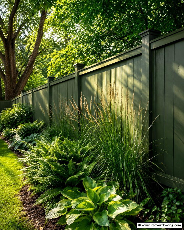 Earthy Green - 30 Best Fence Paint Colors for Outdoor Style