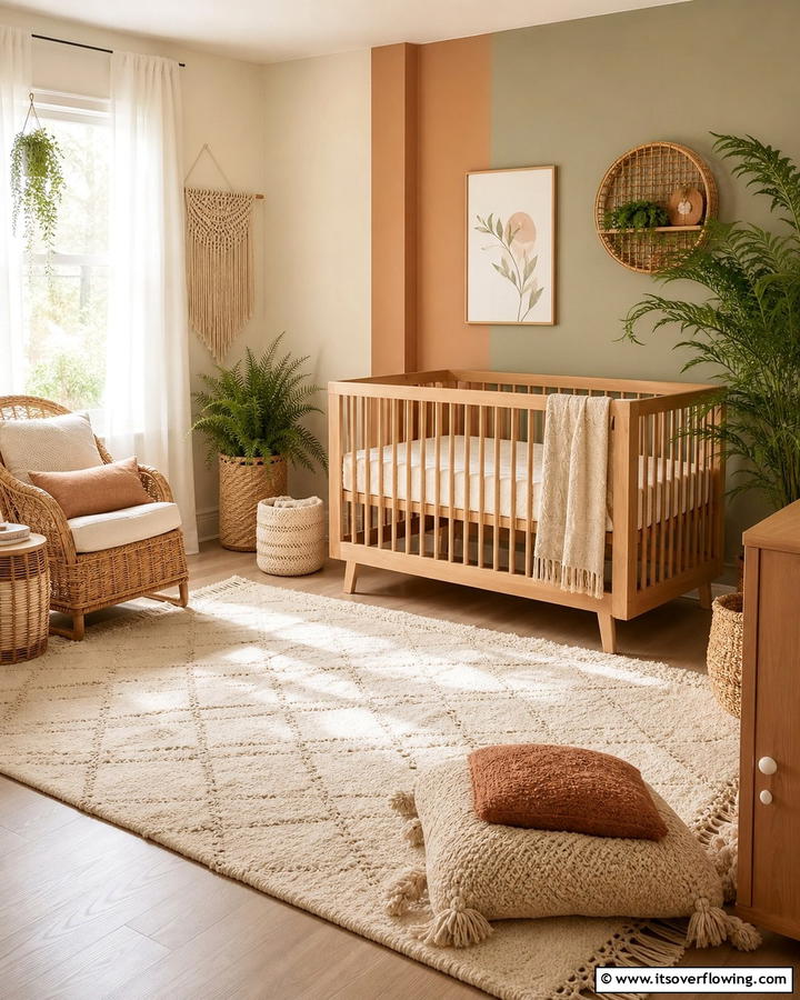 Earthy Neutral Color Palette - 25 Boho Nursery Ideas for a Cozy and Chic Space