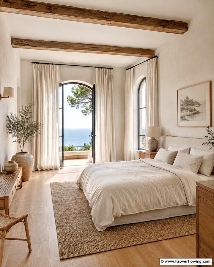 Earthy Tones and Textures - 30 Mediterranean Bedroom Ideas for Sun-Kissed Relaxation