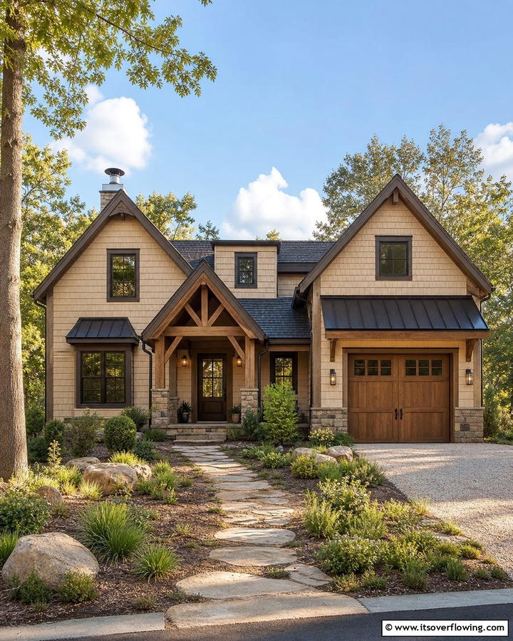 Earthy Tones for a Rustic Appeal - 20 Home Designs Using Natural Clay Siding Colors