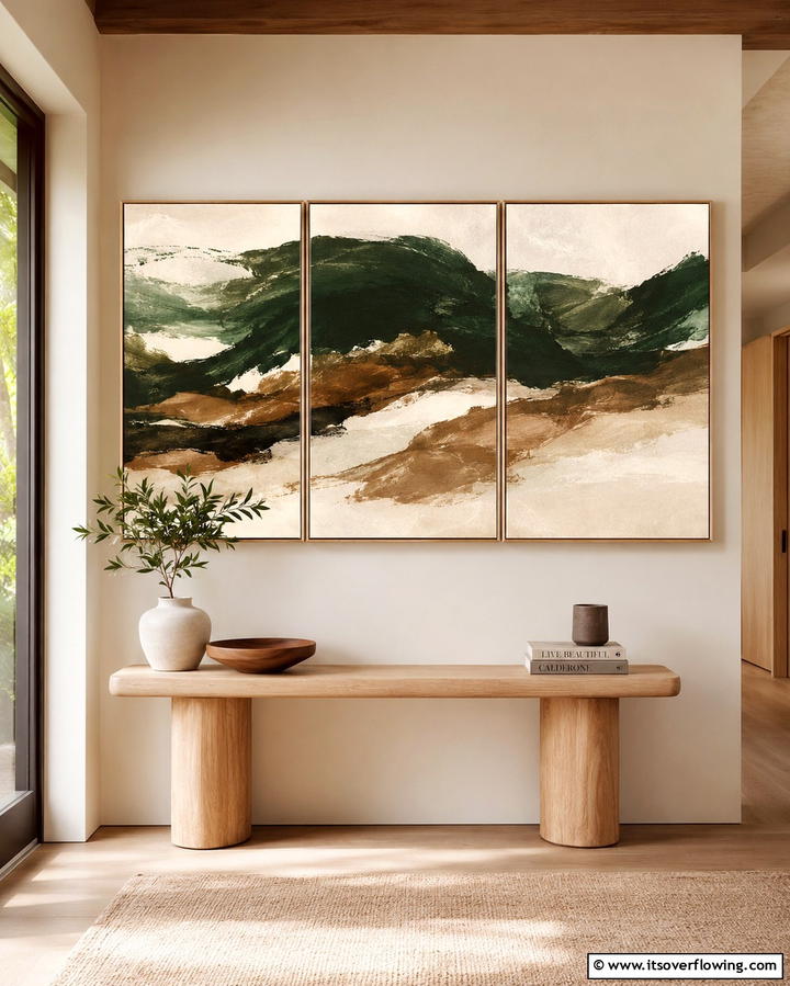 Earthy Wall Art Accents - 25 Green and Brown Bedroom Ideas for Earthy Vibes