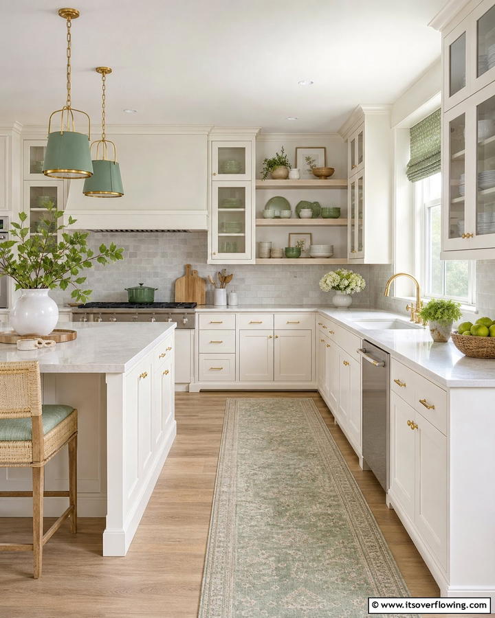 Easy Color Coordination - 20 Off-white Kitchen Cabinets Ideas for a Timeless Look
