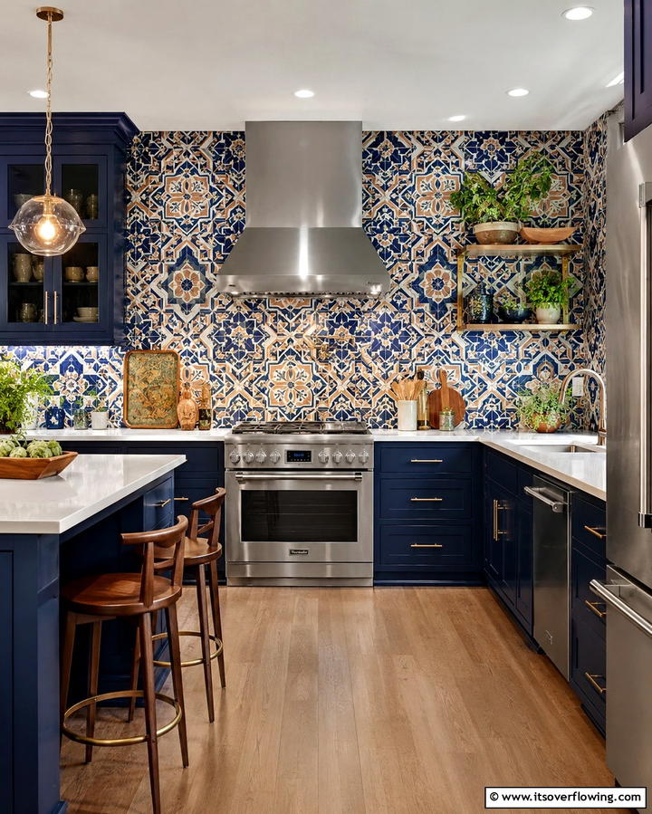 Eclectic Backsplash Designs - 25 Maximalist Kitchen Decor Ideas for Bold Spaces