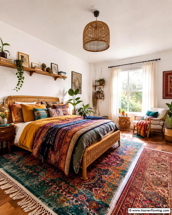 Eclectic Boho Cottage Style - 30 Charming Cottage Bedroom Decor Ideas for a Rustic Retreat