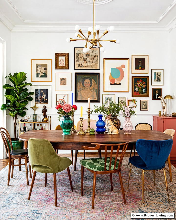 Eclectic Centerpieces for a Personal Touch - 25 Eclectic Dining Room Ideas for Unique Gatherings