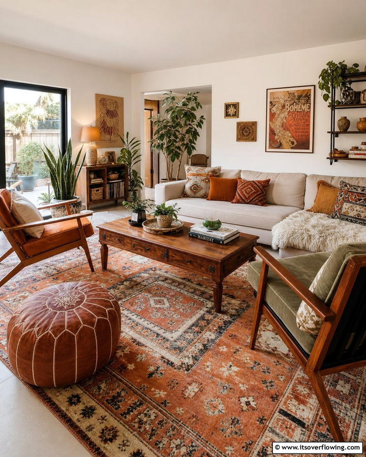 Eclectic Furniture Pairings - 25 Bohemian Interior Design Ideas for a Chic Home