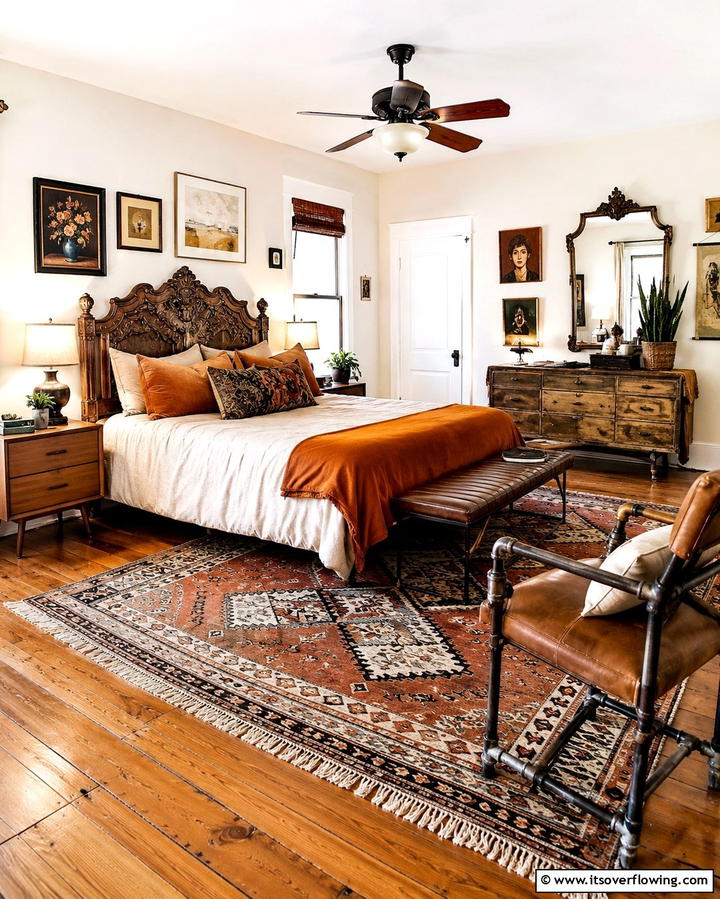 Eclectic Furniture Pairings - 25 Eclectic Bedroom Ideas to Inspire Your Space