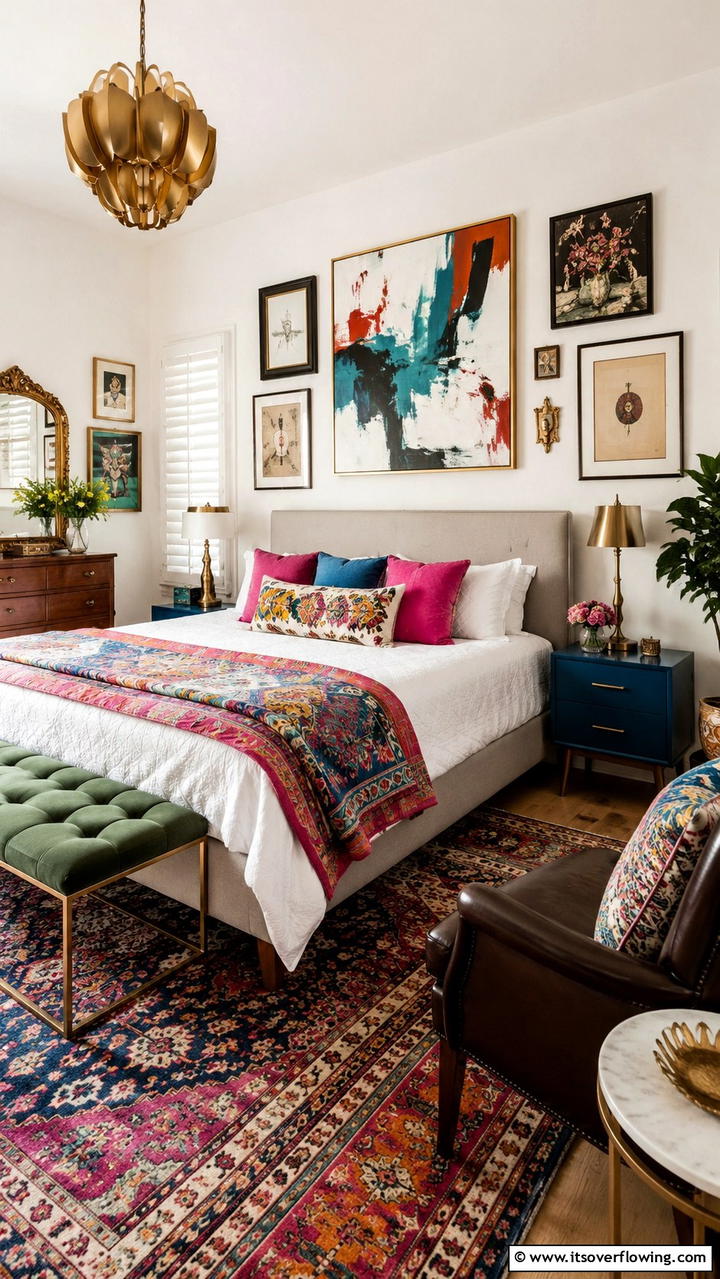 Eclectic Fusion - 30 Bedroom Ideas For Couples- Romantic Retreat Inspiration