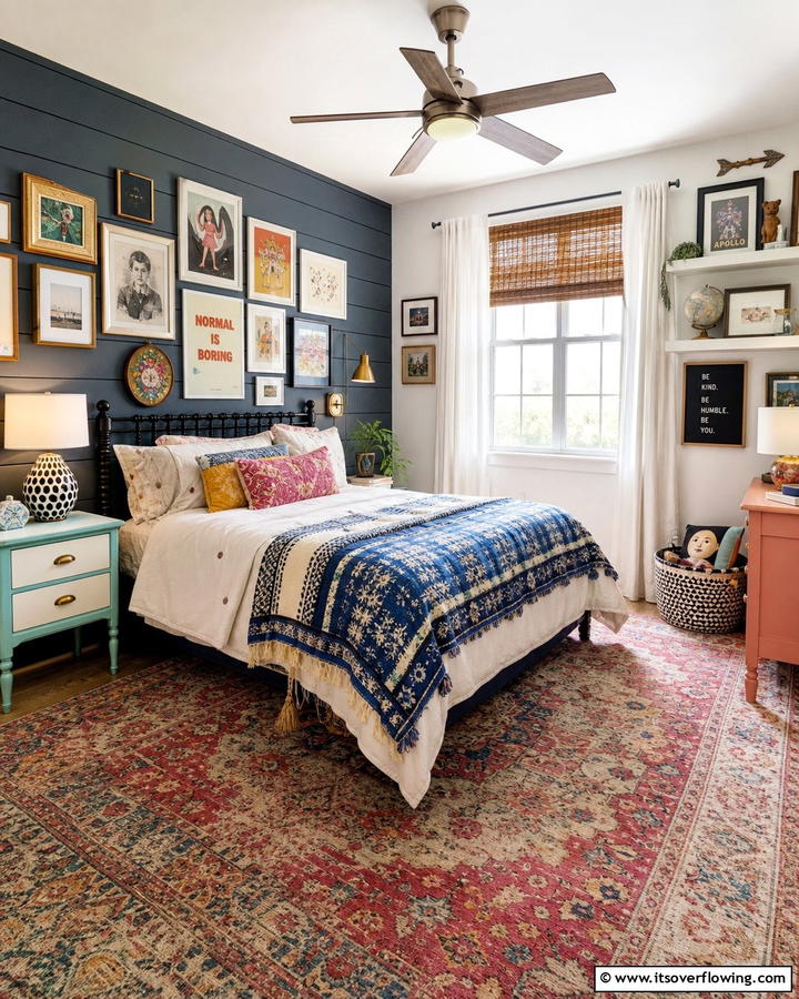 Eclectic Mix and Match - 30 Tween Bedroom Ideas for Fun and Age-Appropriate Style