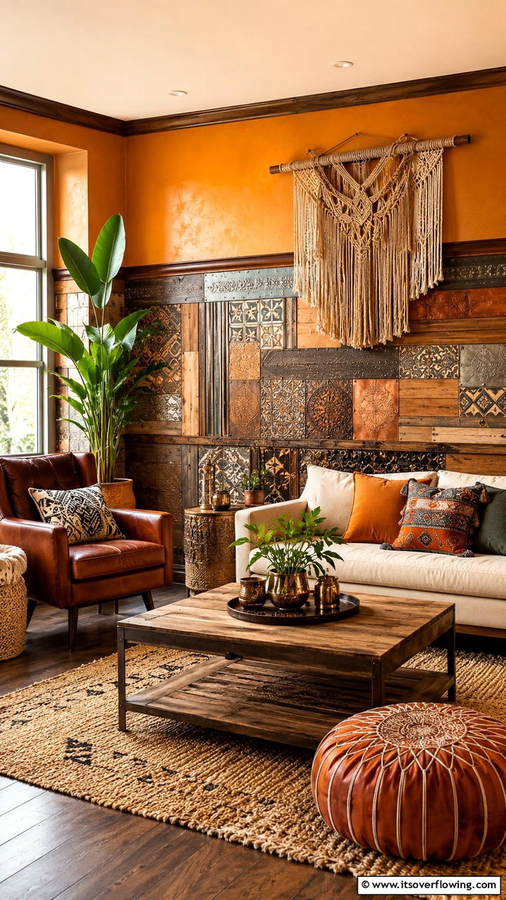 Eclectic Mixed Material Wainscoting - 21 Classic Wainscoting Ideas to Elevate Your Interior Walls
