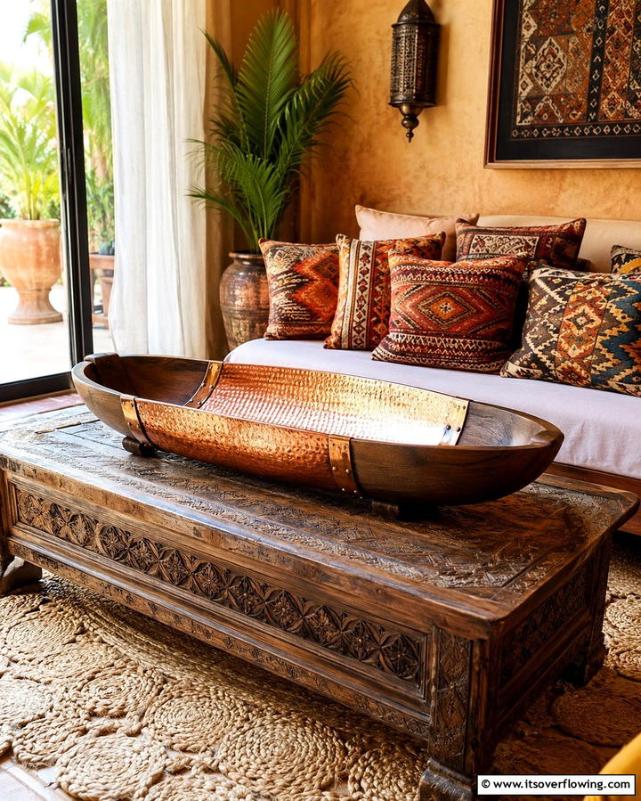Eclectic Mixed Media Dough Bowl Decor - 30 Rustic Dough Bowl Decor Concepts for Farmhouse-Inspired Homes