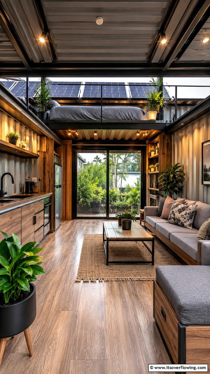 Eco Chic Container Home - 30 Guest House Ideas- Inviting Retreats & Functional Spaces