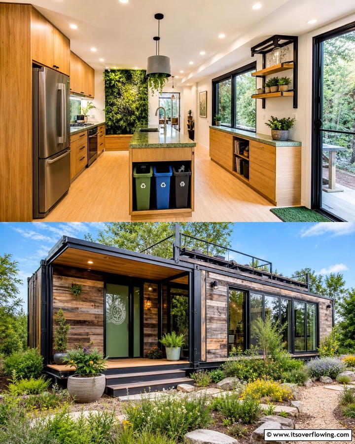 Eco Conscious Container Living - 30 Container Home Ideas for Sustainable Living